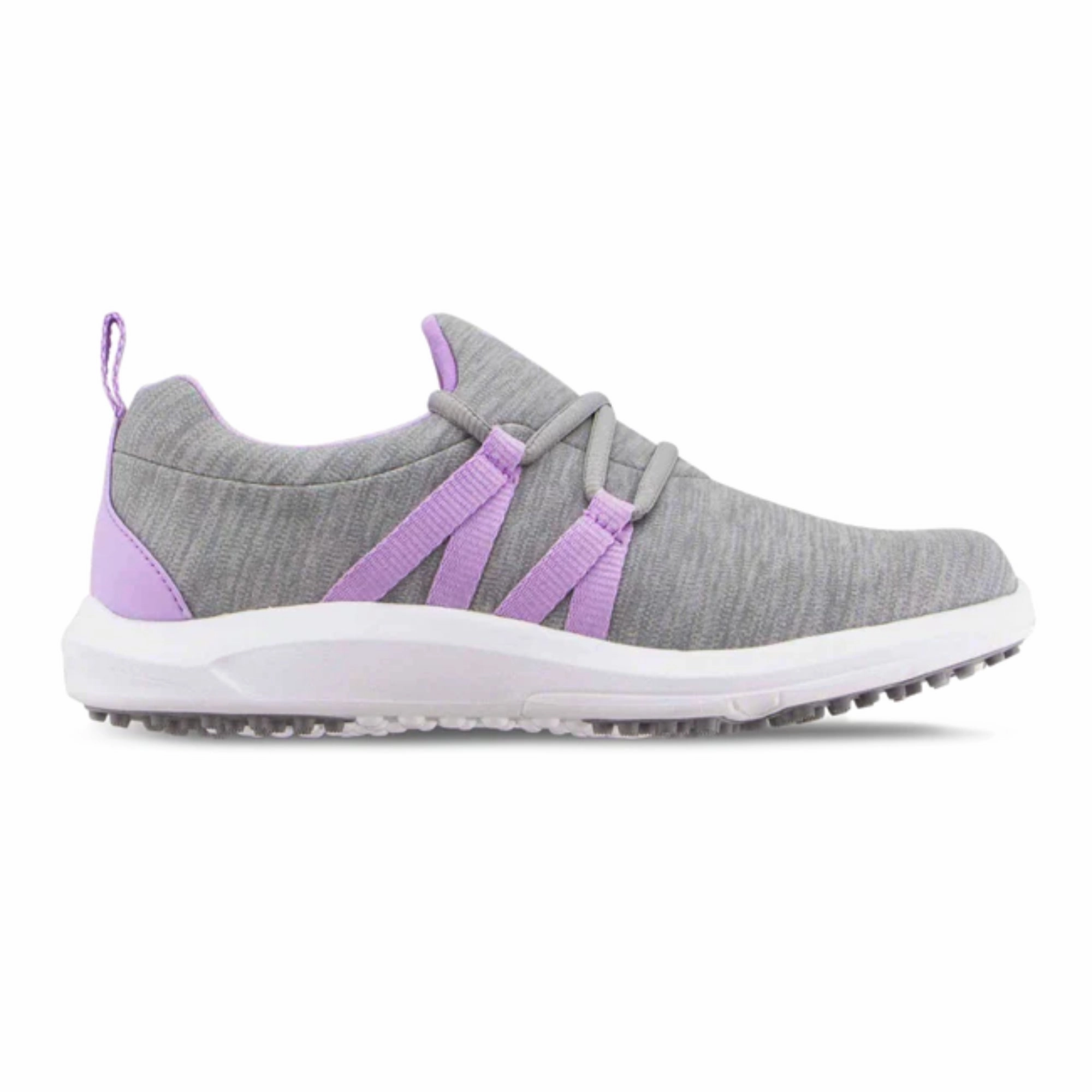 FootJoy Womens Leisure Slip Previous Season - GREY/ORCHID Golf Shoes Premiere