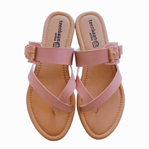 Leopard Slide Sandals Formal Buckle Slipper