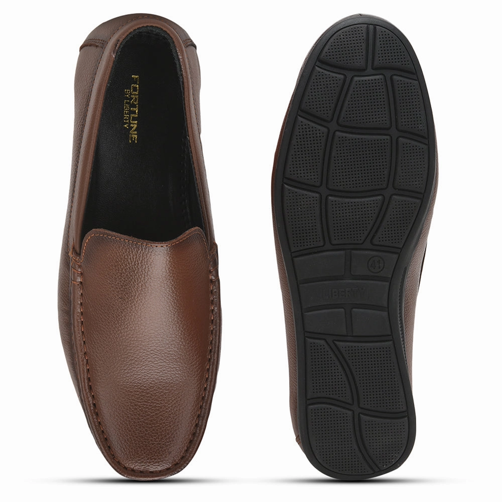 Fortune (Tan) Casual Loafer Shoes For Men HOL-106 By Liberty Best Casual Shoes Summer