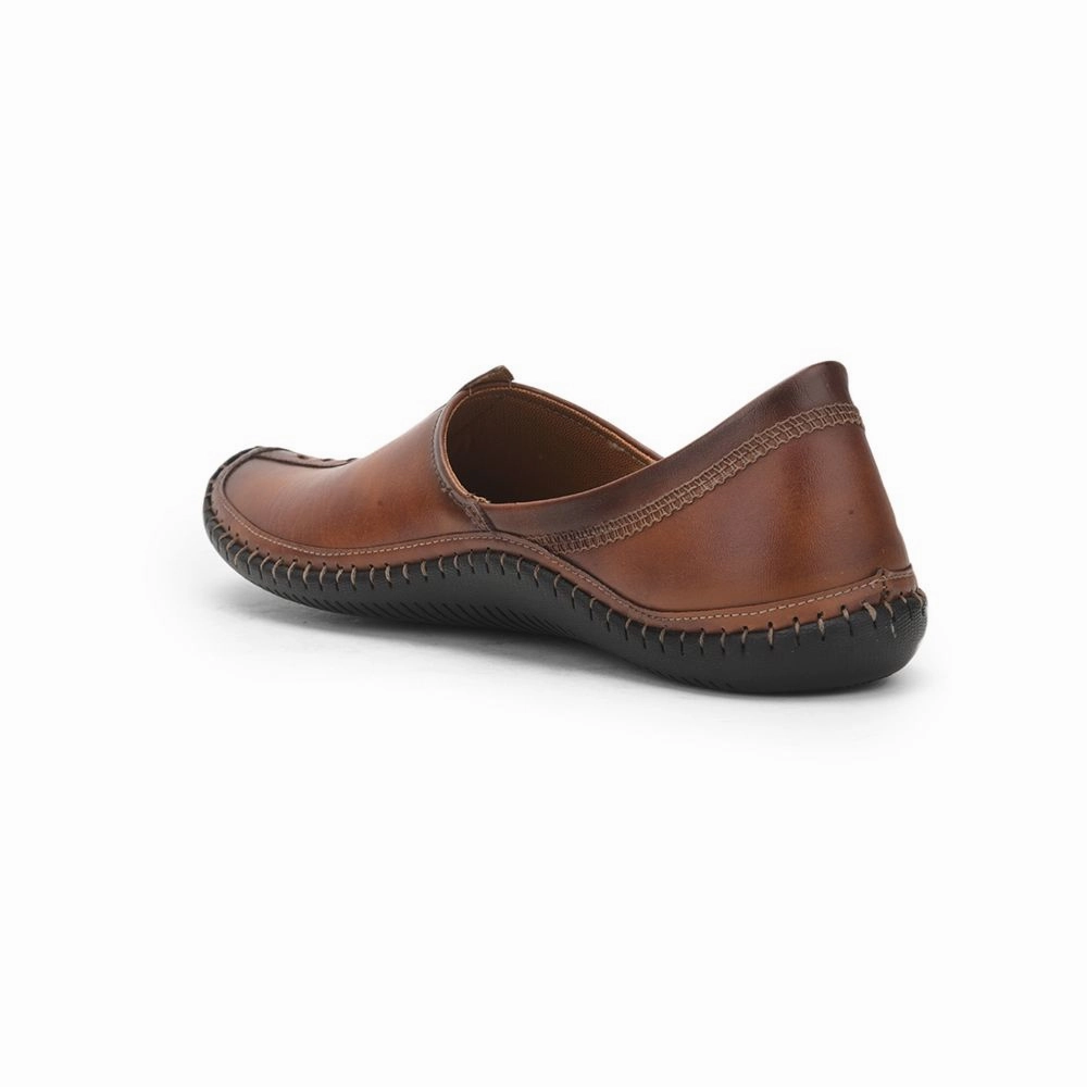 740 Casual Fortune Tan Casual Mojari For Men BRL-25 By Liberty