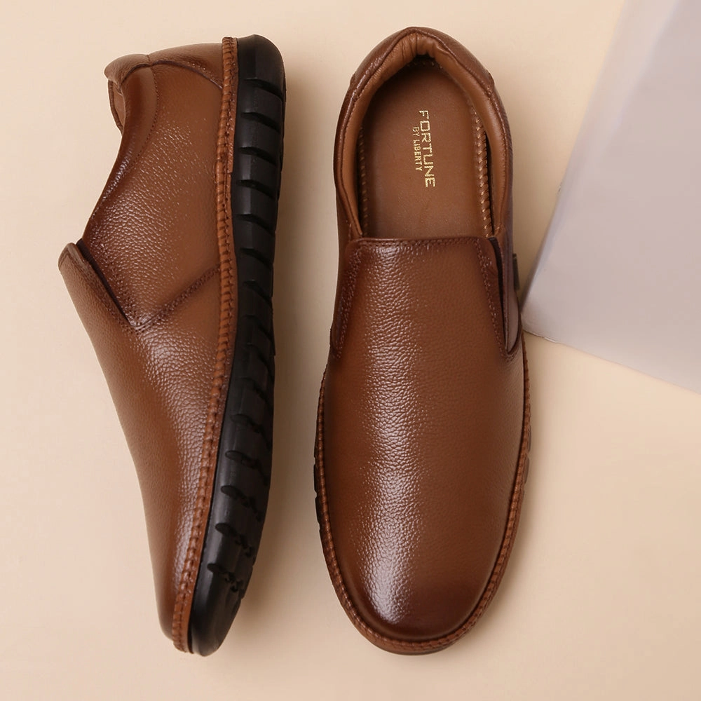 Pure Casual Skate Shoe Fortune (TAN) Casual Slip on Shoes For Men BRL-11 By Liberty