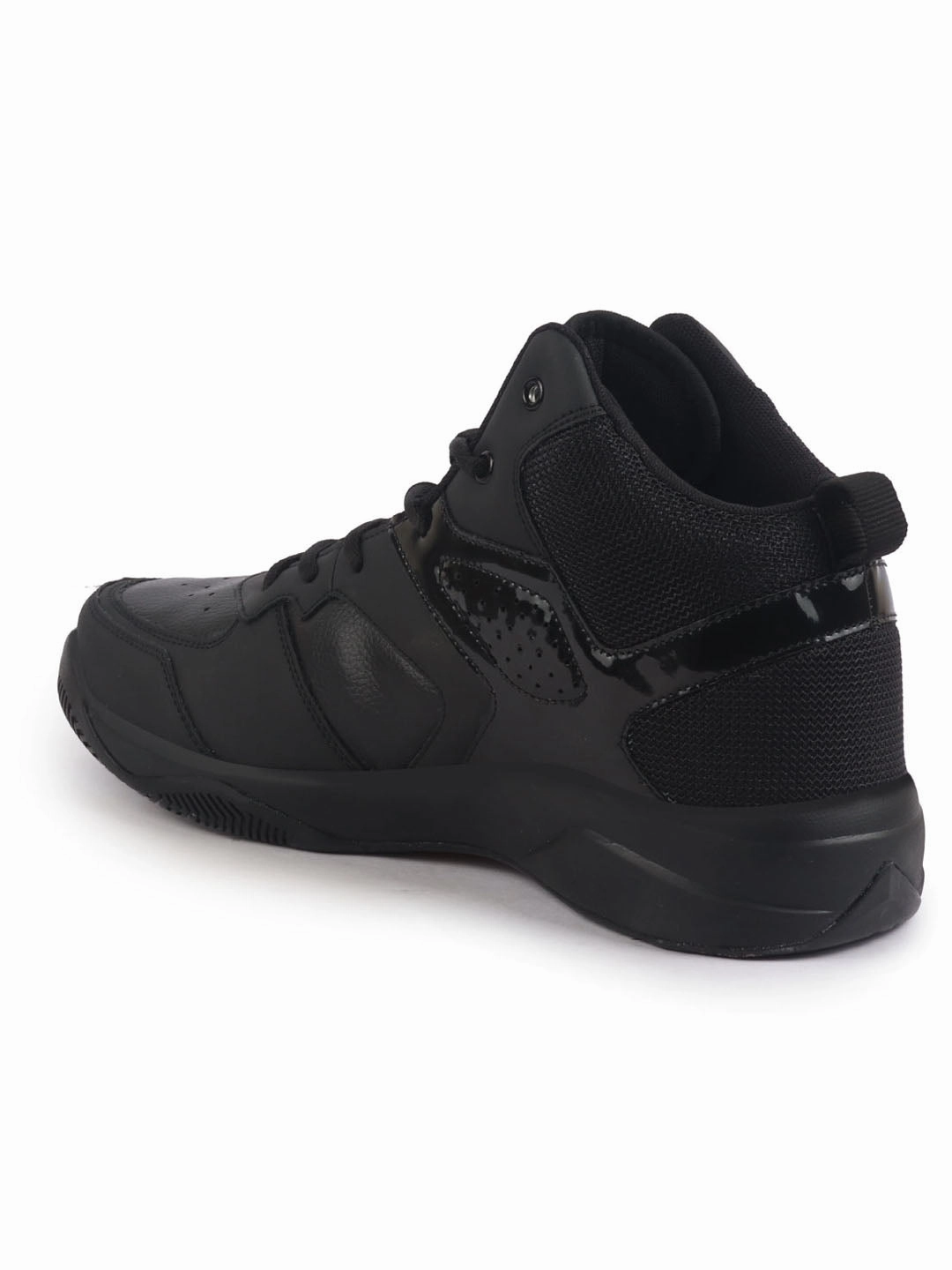 Men High Top Colorblocked Chunky Classic Lace-Up Sneakers|Breathable Basketball Shoes with Memory Cushion|Anti Skid Comfort Grip Sole Gordon Rush Sneakers