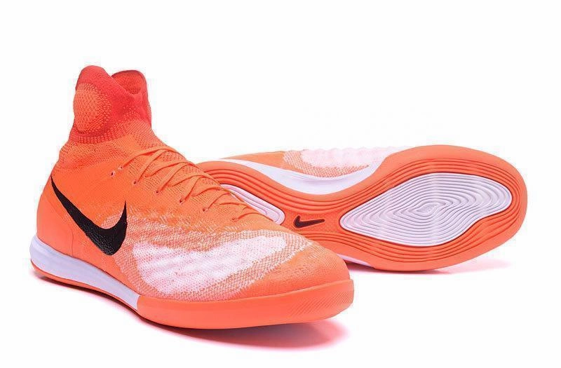 New Nike MagistaX Proximo II IC Soccer Cleats Shoes Orange White Black Strap Shoes Nike