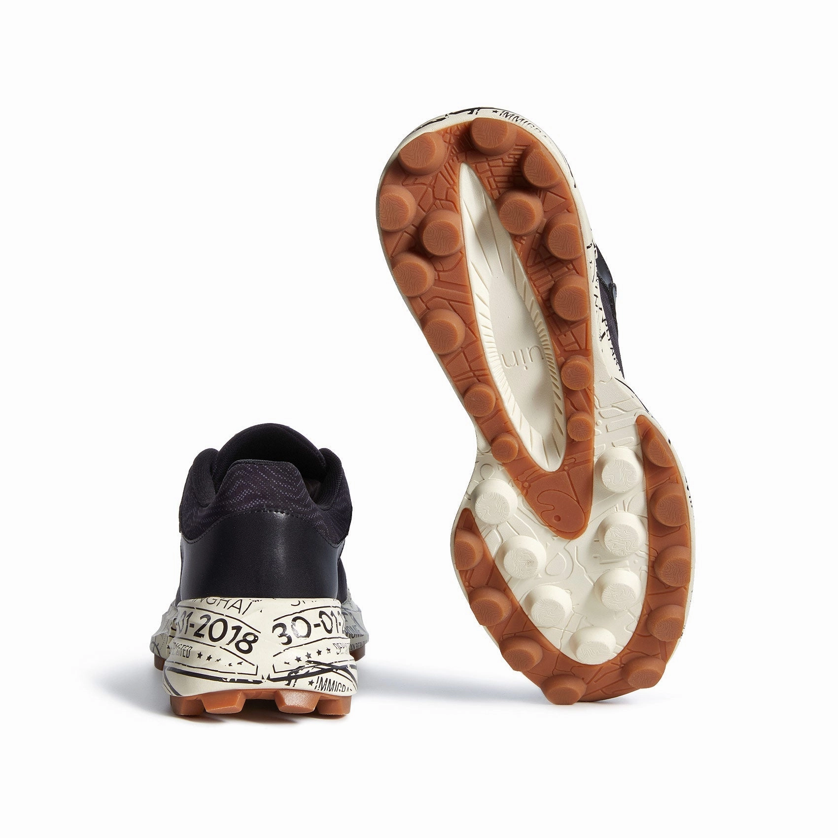 Gold High Top Sneakers Pure Black Benidorm III Men