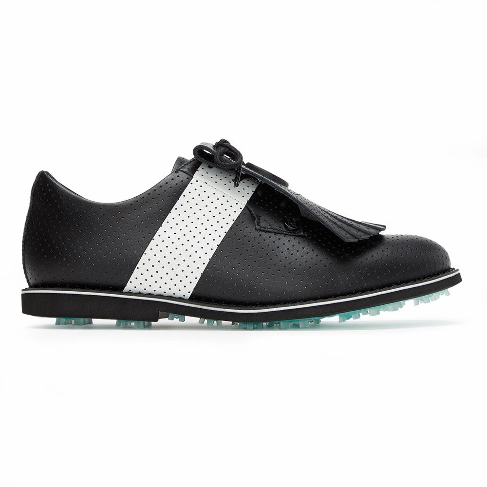 G/Fore Women's Perforated Kiltie Golf Shoes - Onyx Golf Shoe Gggg Golf