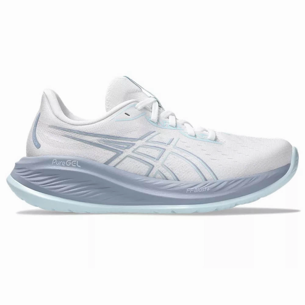 Women's Asics Gel-Cumulus 26, White/Cool Grey, 11 B Medium Asics Lightweight Trail Running Shoes
