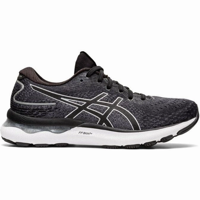 Asics Trail Running Shoes Review Women's Asics Gel-Nimbus 24, Black/Pure Silver, 5 D Wide