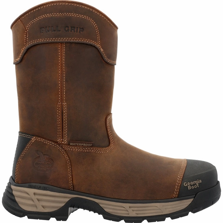 Georgia Boot DuraBlend Edge Waterproof Alloy Toe Pull-on Work Boot GB00664 Mojo Waterproof Golf Shoe