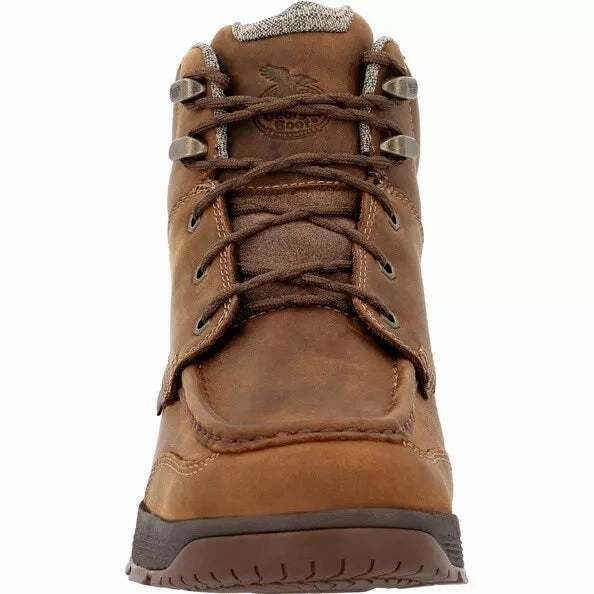 Kaegreel Shoes Waterproof Georgia Boot Men's Athens Superlyte Moc-Toe Waterproof Work Boot GB00547