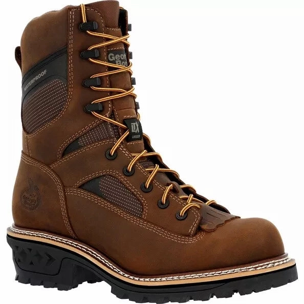 Georgia Boot Men's LTX Logger Waterproof Work Boot GB00616 Marshall Waterproof Hiking Shoe