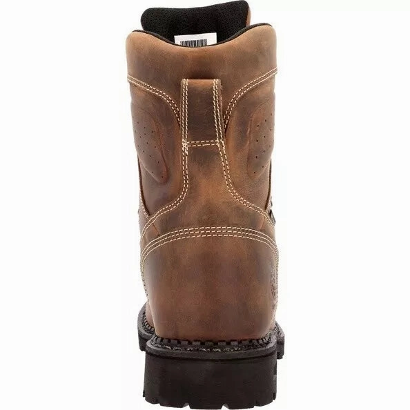 Ara Waterproof Shoes Georgia Boot Men's Made in USA Logger Waterproof Work Boot GB00538