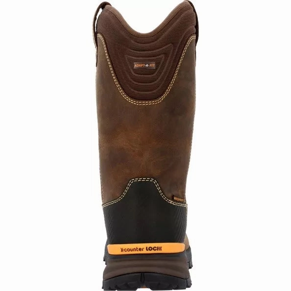 Waterproof Protector For Shoes Georgia Boot Men's TBD Waterproof Wellington Pull-On Work Boot GB00598