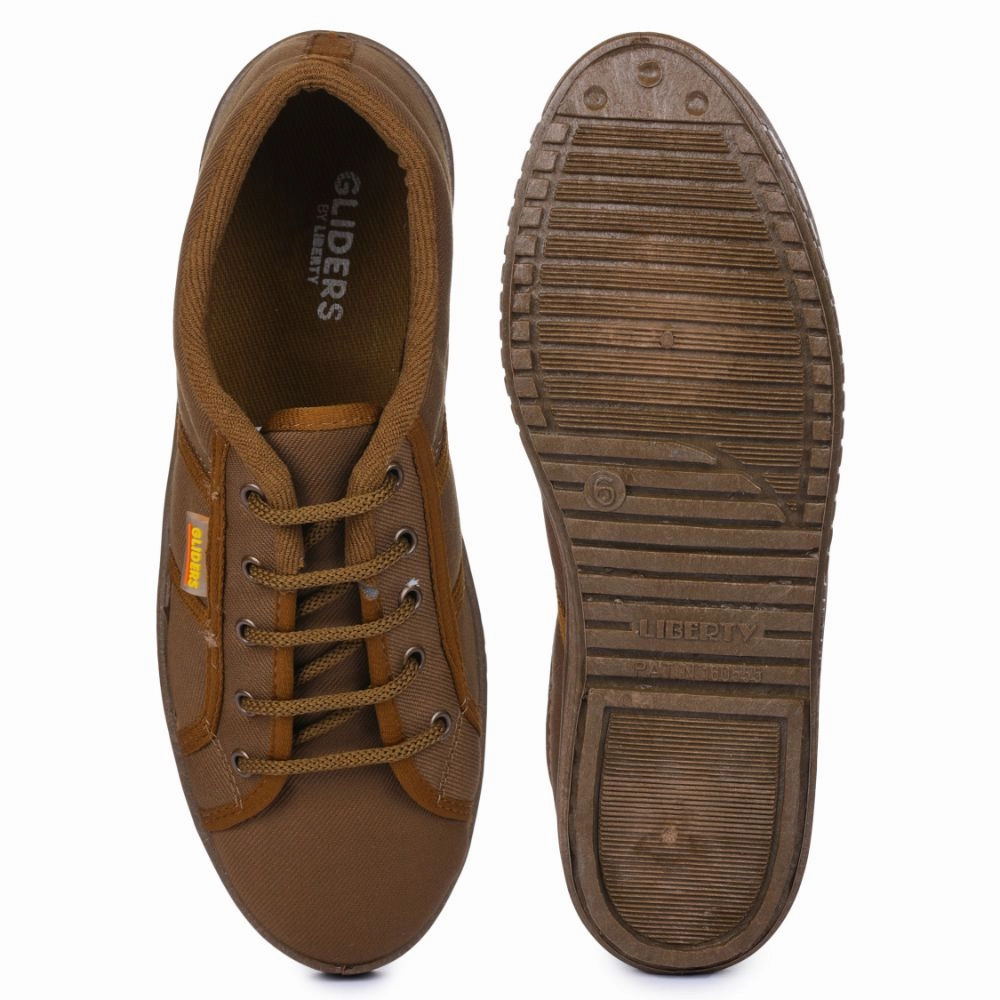 Casual Dress Shoes With Khakis Gliders Beige Casual Lace Up Shoes For Men JUMPER-E By Liberty