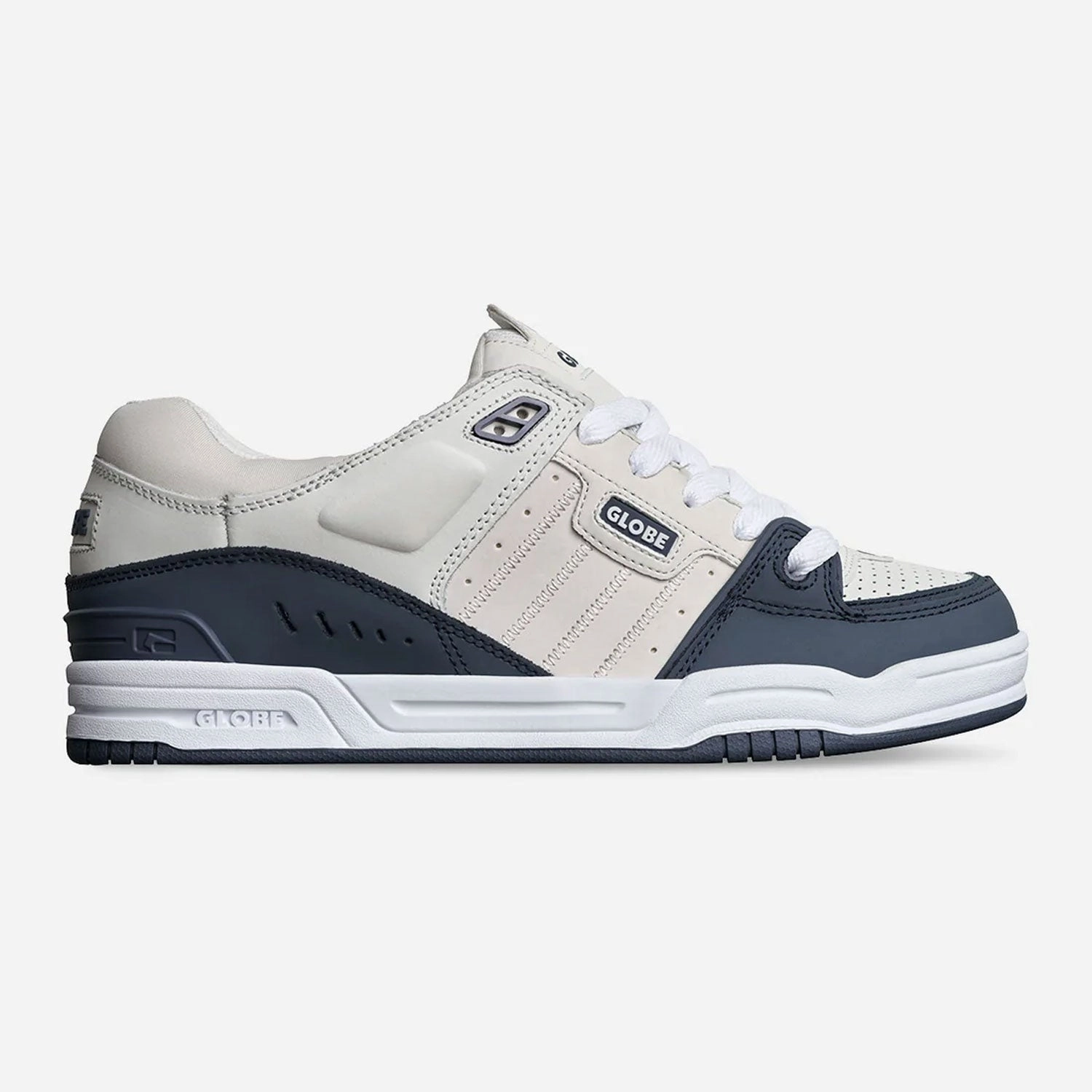 Globe Skateboard Shoes Fusion Grey/Blue Matchbreak Super Skate