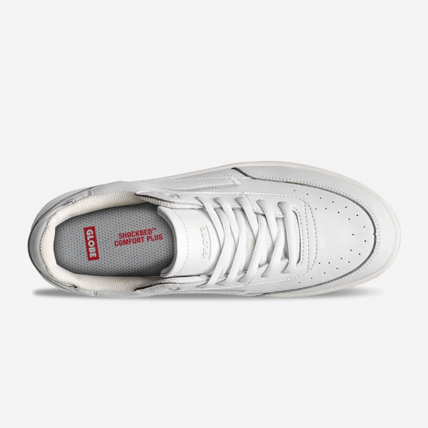 Globe Skateboard Shoes Holand White/Off White Bata Skate Shoes