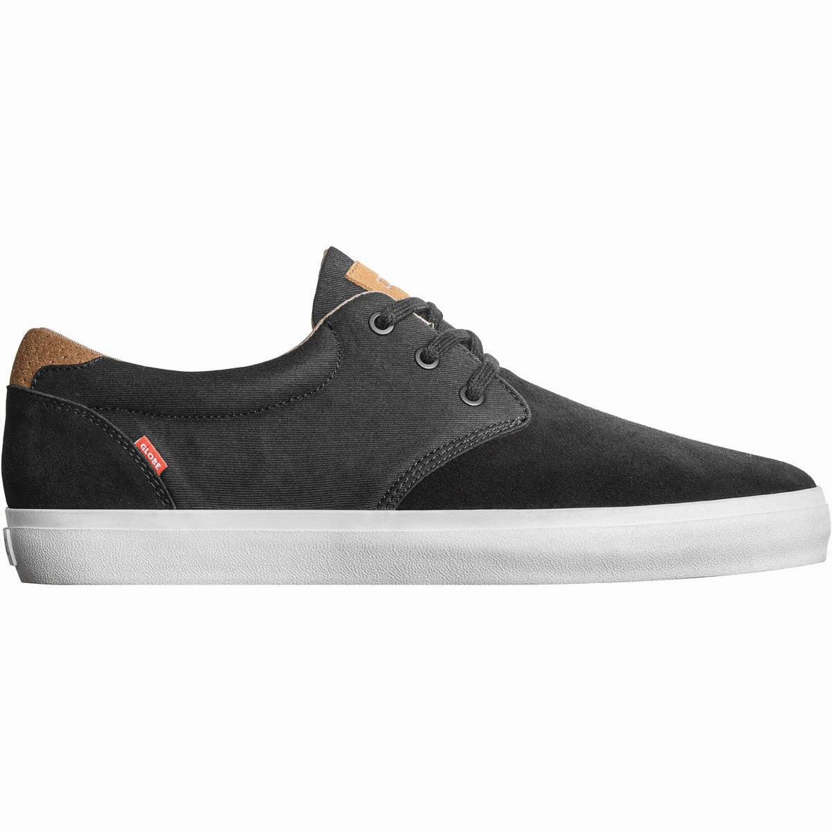 Sugi Skate Shoes Globe Skateboard Shoes Winslow Black/Woodsmoke Brown