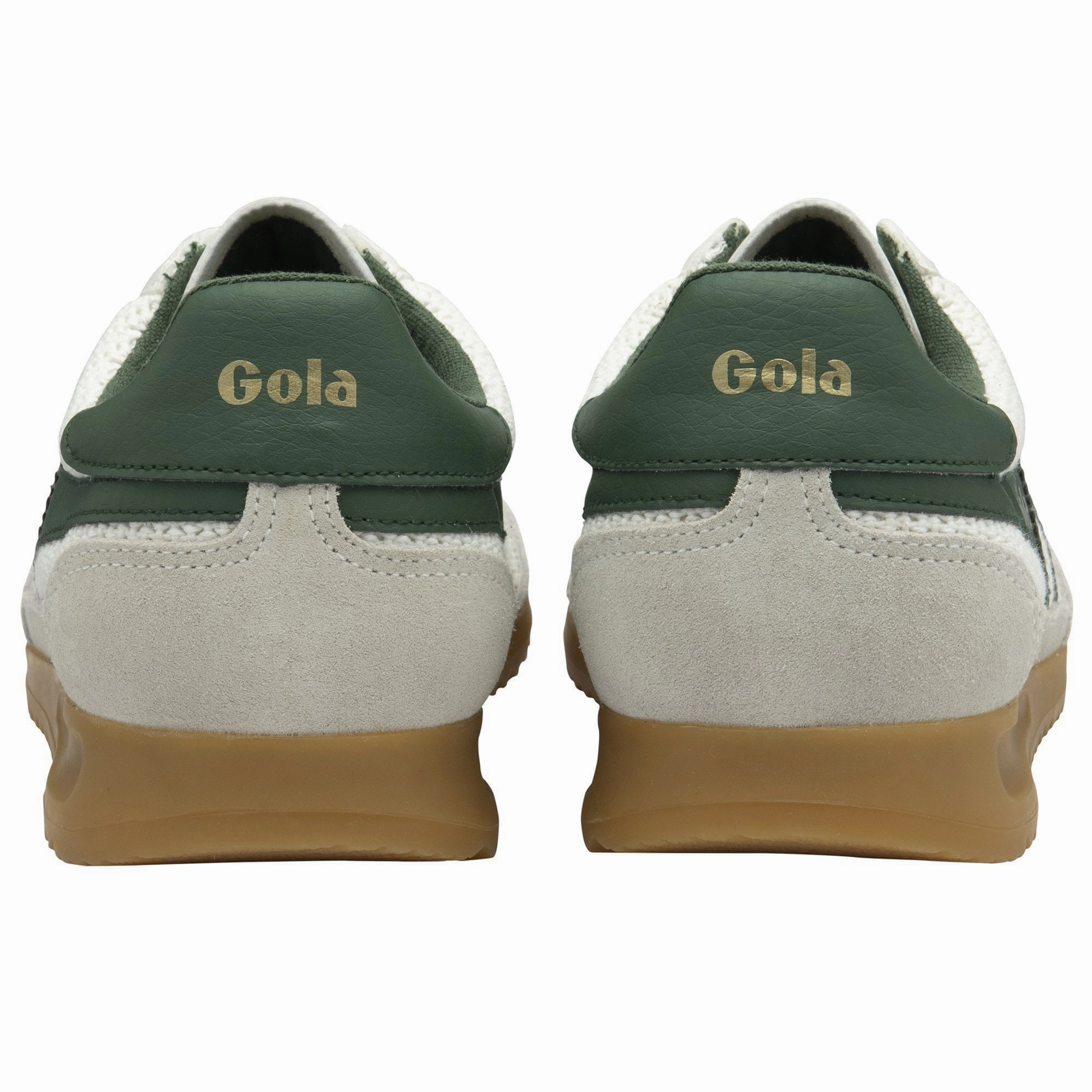 Silver Sneakers Classic Gola Women's Tornado Zephyr Retro Sneakers - White/Evergreen