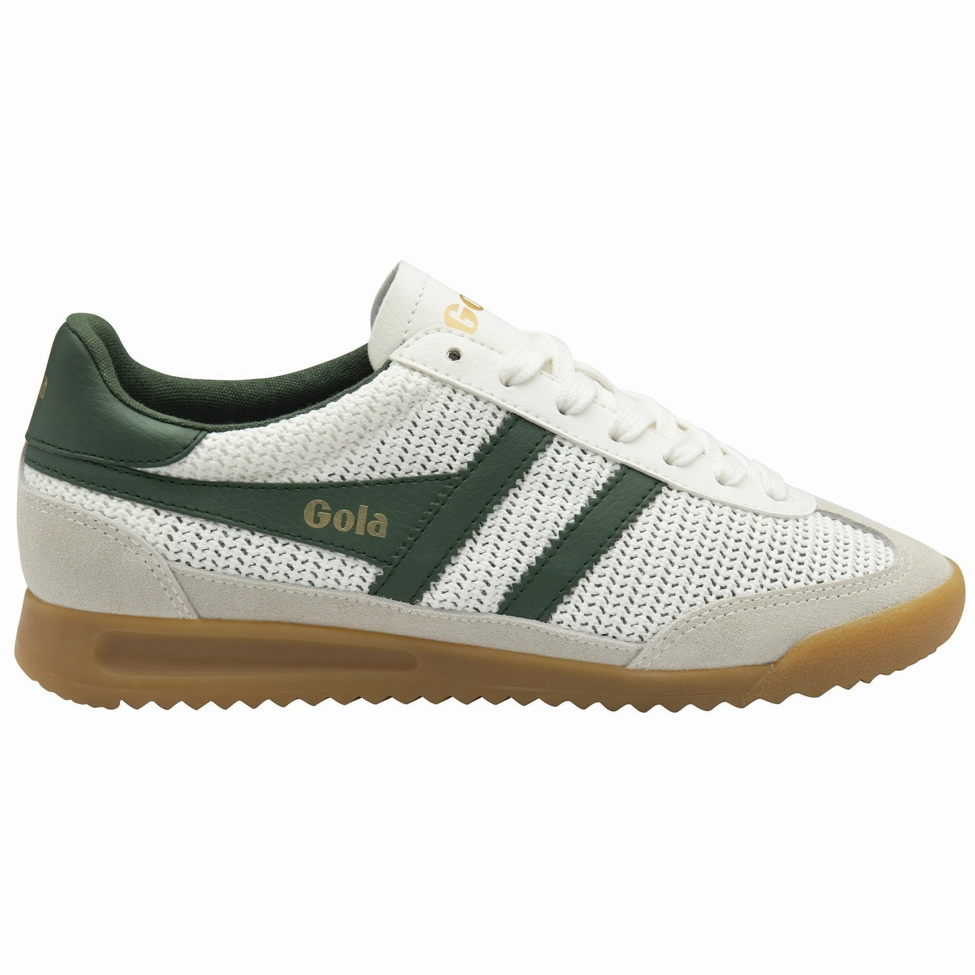 Gola Women's Tornado Zephyr Retro Sneakers - White/Evergreen Good Sneakers