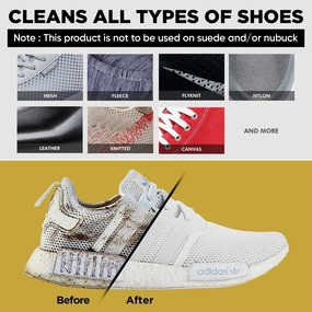 Waterproof Low Hiking Boots Gold Standard Shoe Cleaner Wipes | Dual Textured Individually Wrapped Sneaker Wipes - Quick Shoe Cleaning Wipes to Erase Dirt & Stains from Leather, Tennis & Canvas Shoes (30-Pack)