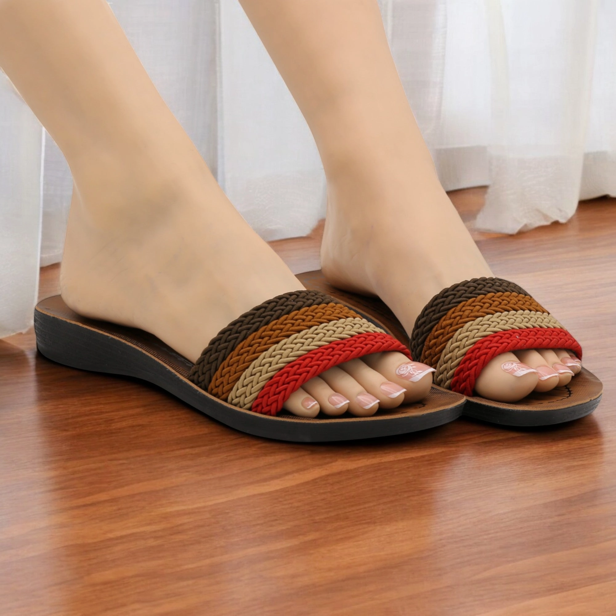 Grecek multi slipper Christmas House Slippers