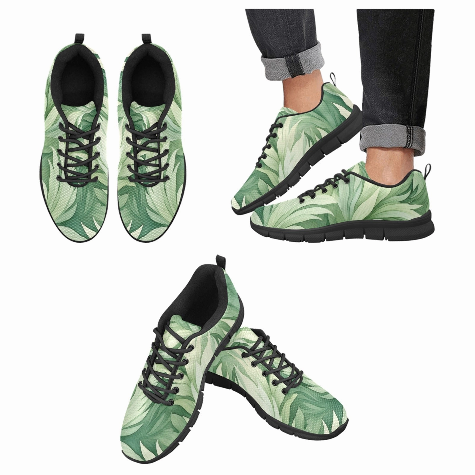 Sneakers Dior Green Jungle Men's Breathable Sneakers