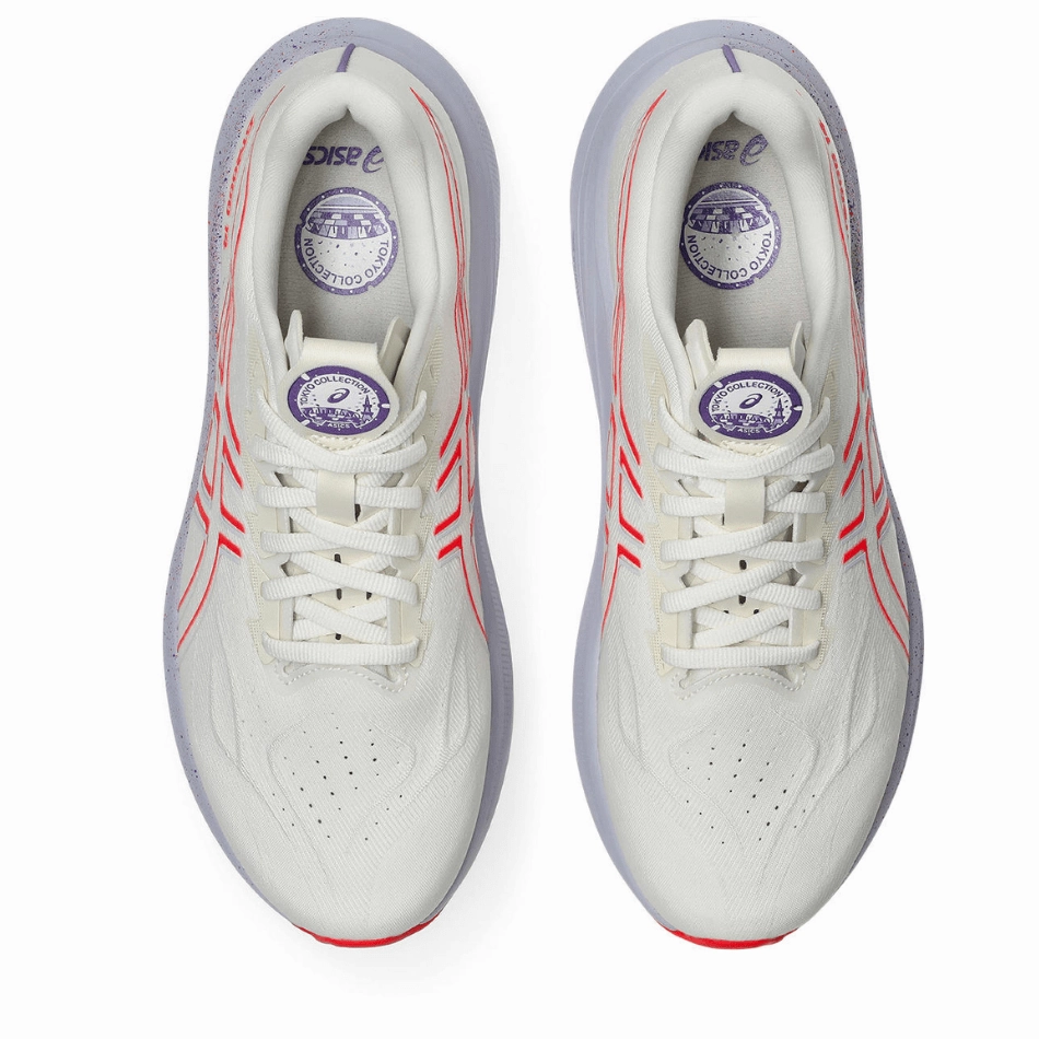 ASICS Men's GT-2000 v14 TOKYO Collection Running Shoes in Cream/Edo Purple AW25 Asics Shoes Latest Models