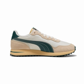 Expensive Golf Shoes PUMA Helsinki G Men's Spikeless Shoes (Ivory/Green)