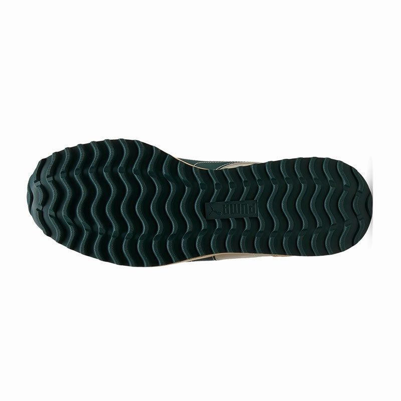 PUMA Helsinki G Men's Spikeless Shoes (Ivory/Green) Shoe Bag For Golf