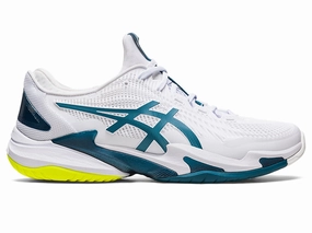 Asics Gel Nimbus 27 Running Shoes Men's Asics Court FlyteFoam 3, White/Gris Blue, 11.5 D Medium
