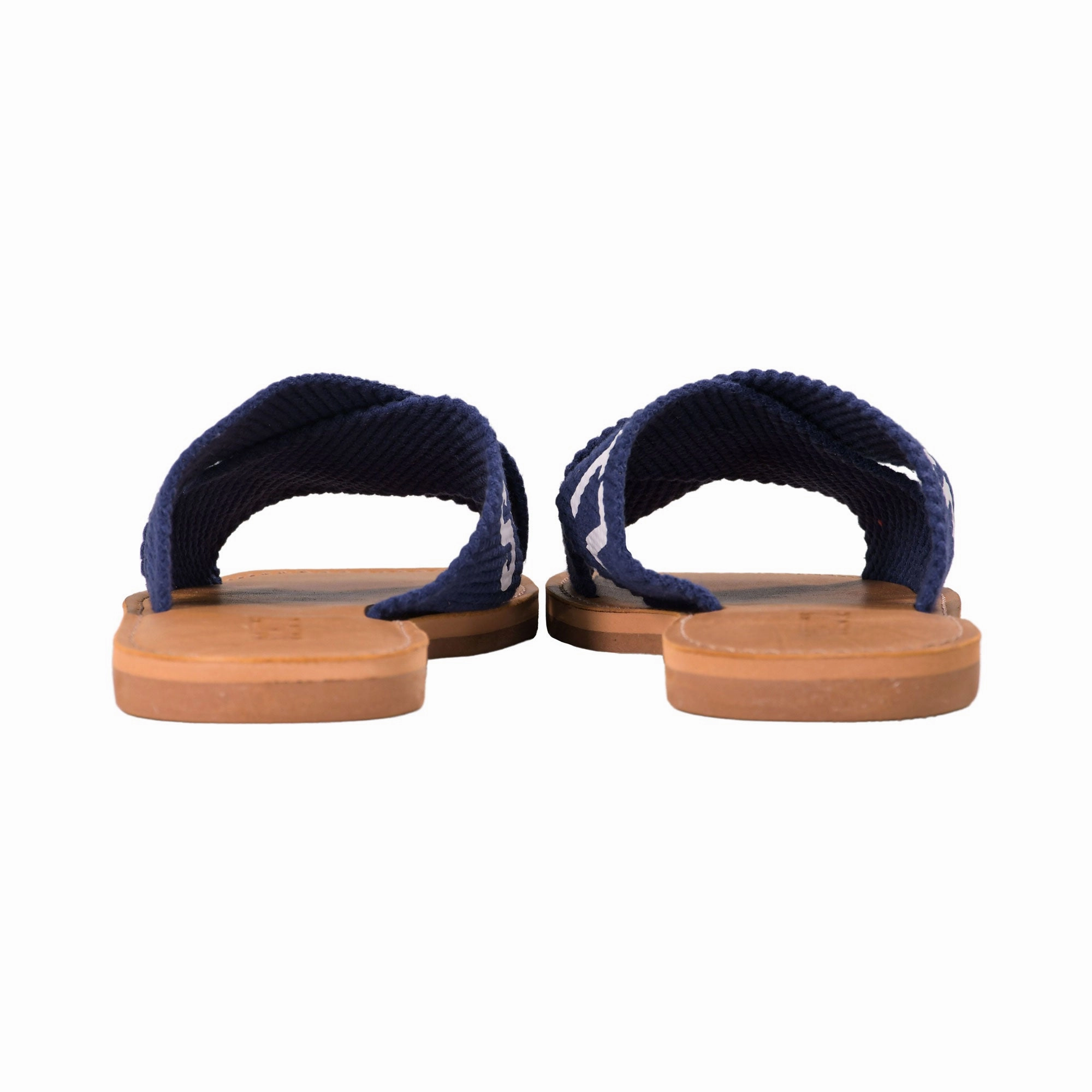 Comfortable Stylish Sandals Schutz Women's Blue Oxford Flat Sandal