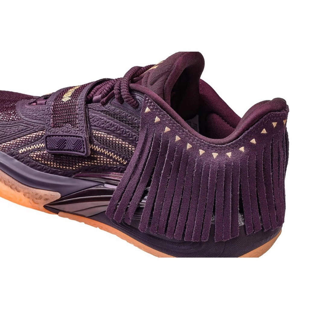 ANTA Men "KAI 1 CHIEF HL CROWN JEWEL- Basketball Shoes 1125C1113S-1 -Midnight Plum/Neo Light Orange (Kasut Bola Keranj Wellco Hiking Boots