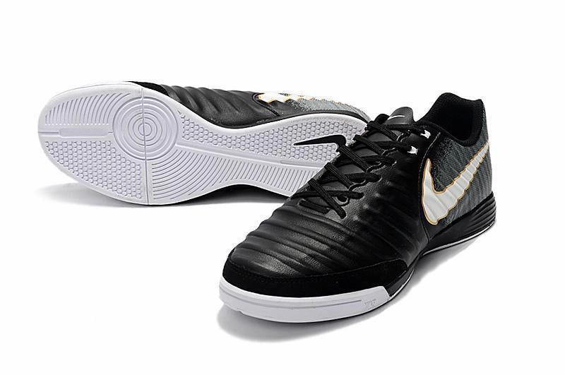 Nike TiempoX Ligera IV IC Indoor Soccer Shoes CY0037 Black/White/Black Tennessee Nike Shoes