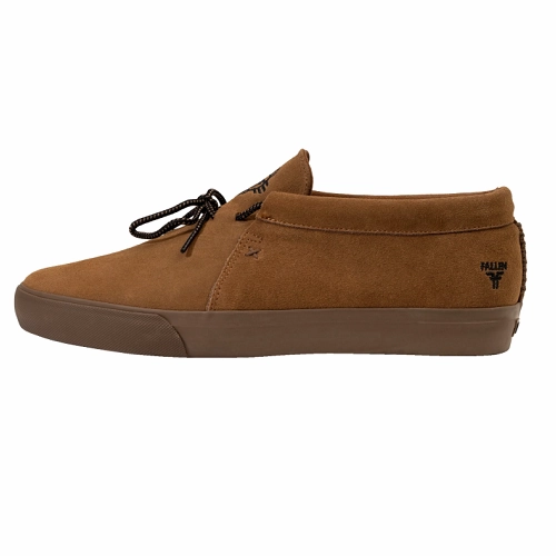 Wide Foot Skate Fallen Shoes Apache Brown Brown