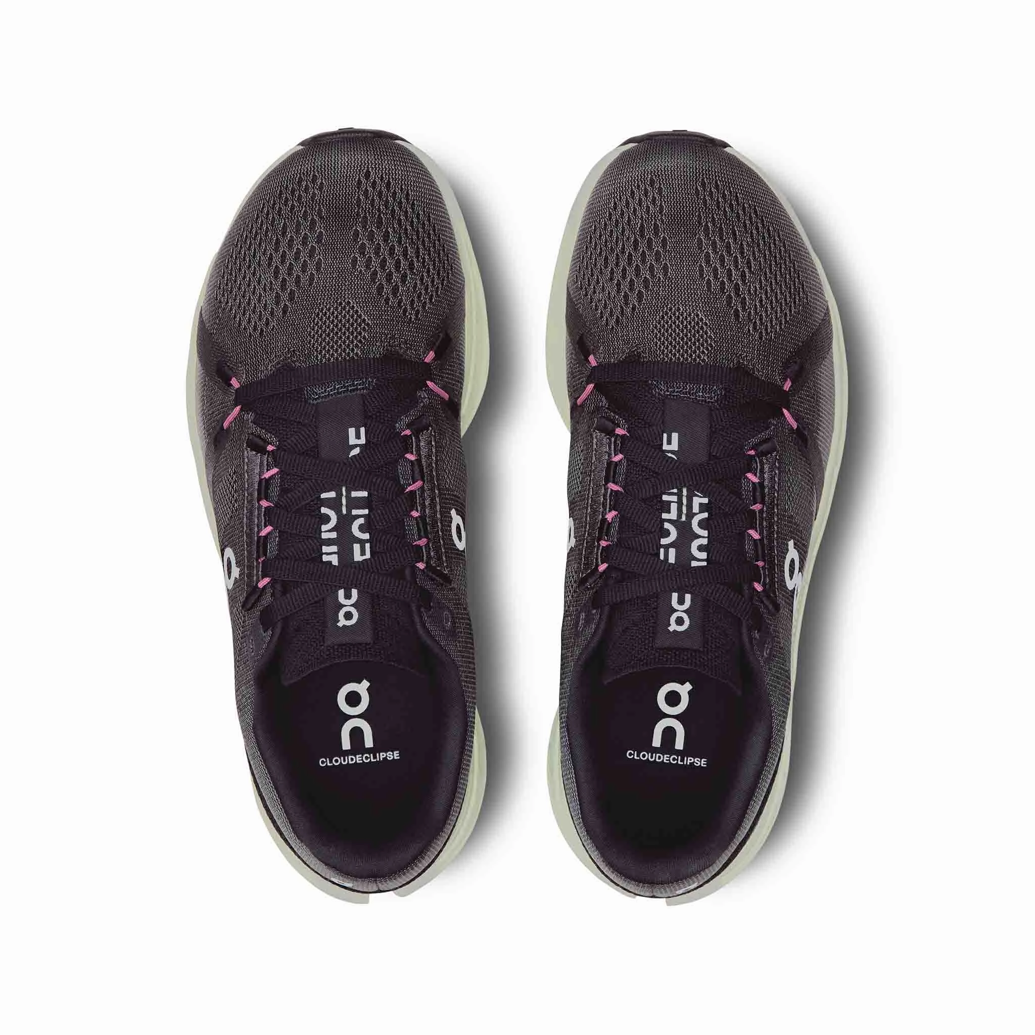 Best Running Shoes For Neutral Runner On | Women's Cloudeclipse Running Shoes - Rock/Lima