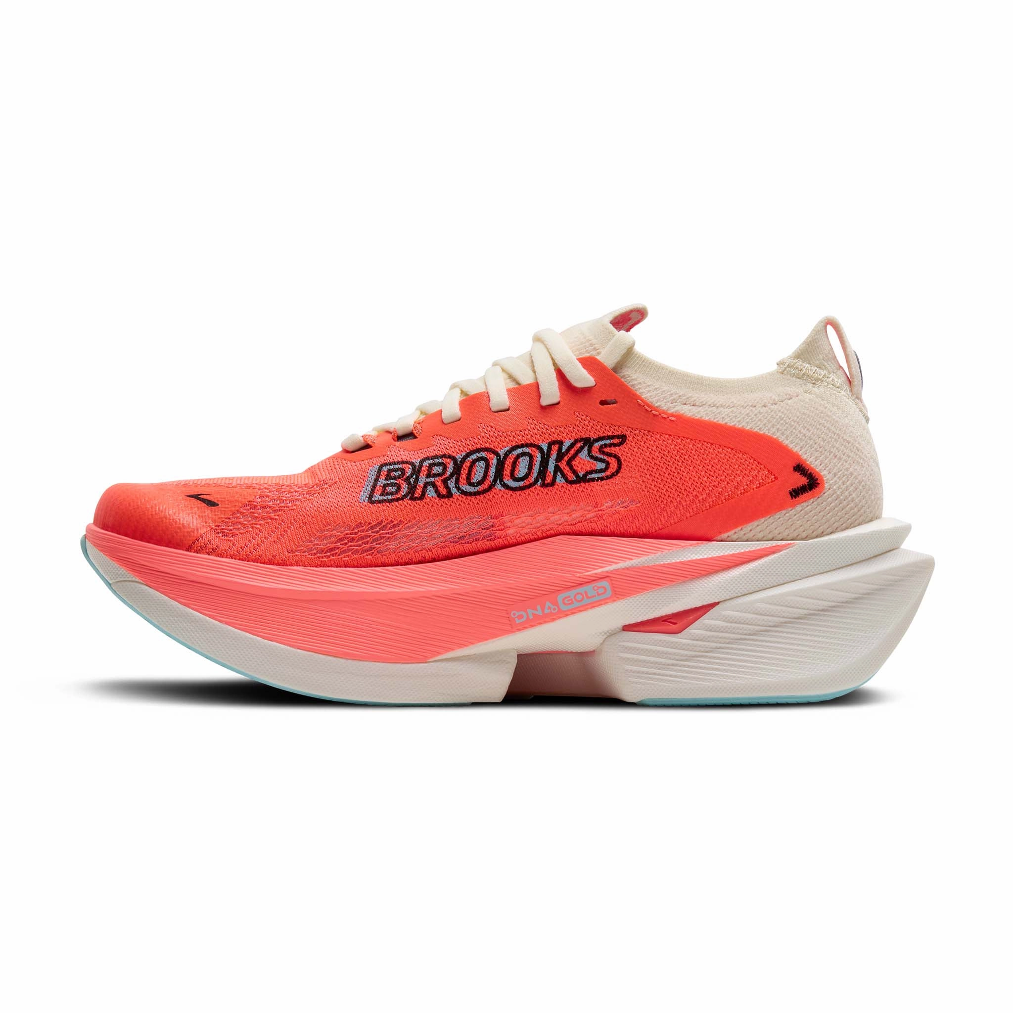 Brooks | Women's Hyperion Max 3 Running Shoes - Coconut/Fiery Coral/Atomizer Flame Running Shoes