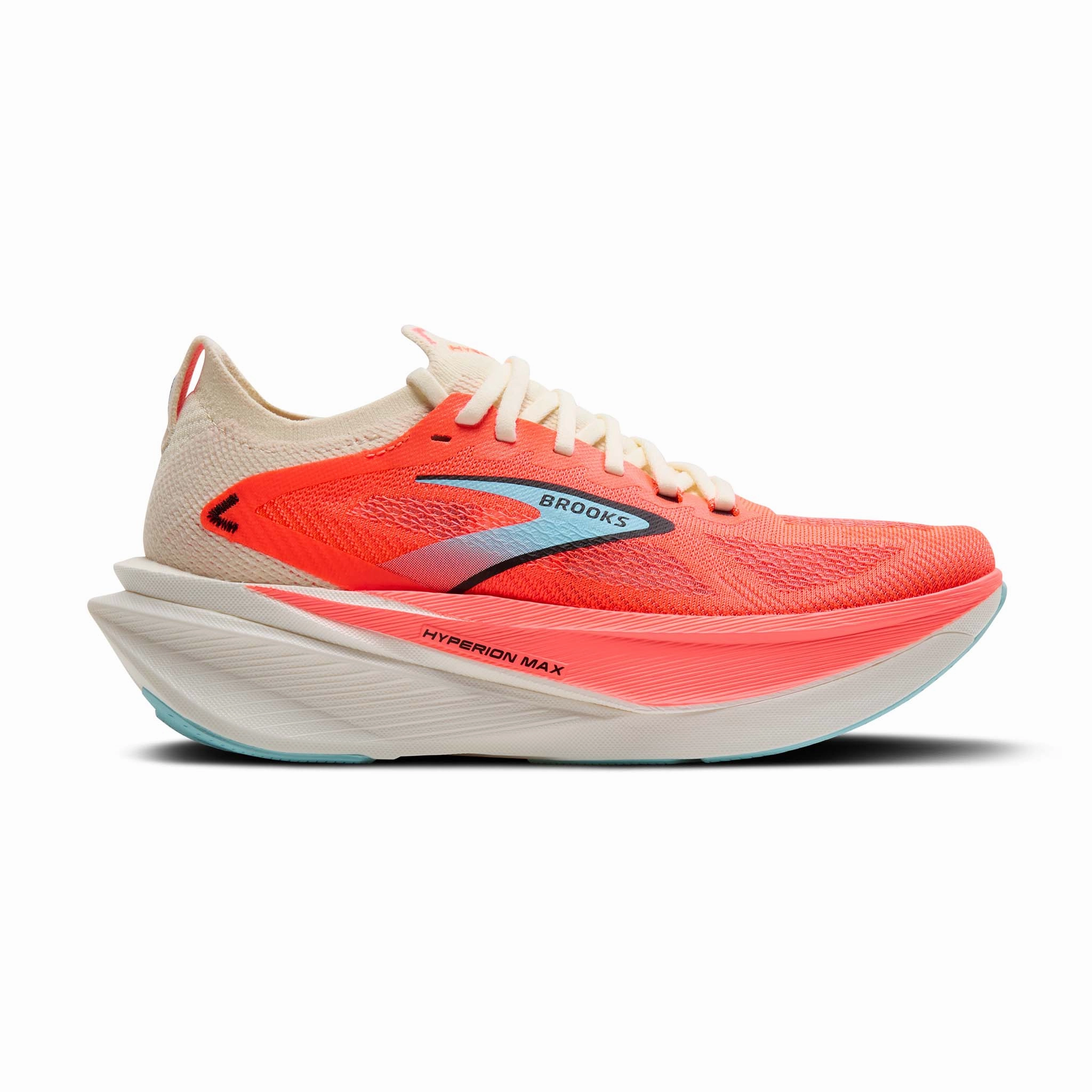 Pokemon Fire Red Running Shoes Brooks | Women's Hyperion Max 3 Running Shoes - Coconut/Fiery Coral/Atomizer