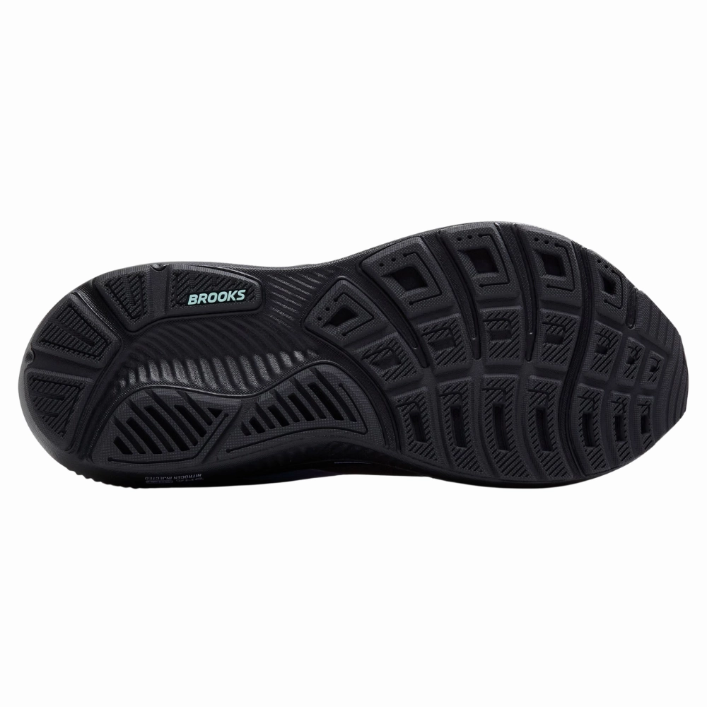 Brooks Ghost 17 Grey/Clearwater/Purple Running Shoe (Women's)