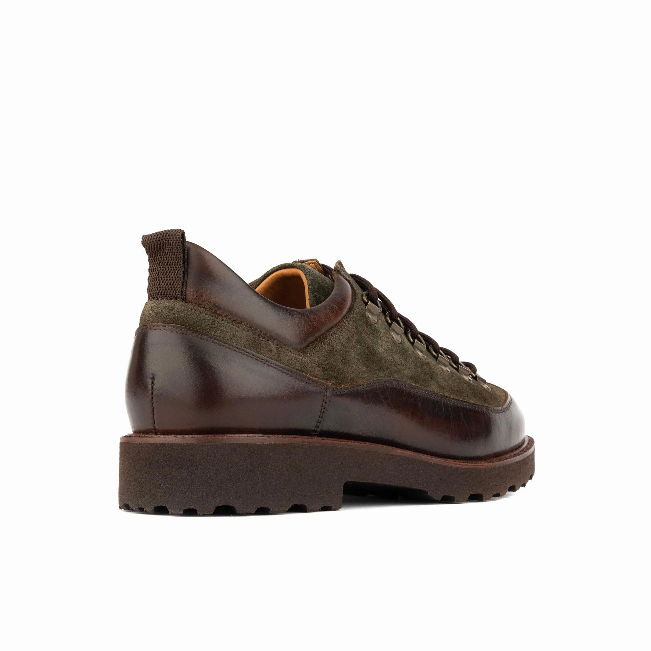 Hiking Shoes Reviews Dartmoor - Green - Men's Leather & Suede Hiking Shoe