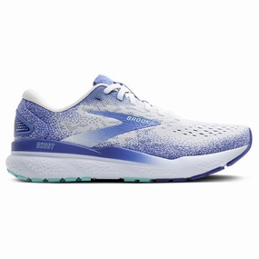 Best Running Shoes For Bad Knees Brooks Ghost Women' Running Shoes White Amparo Blue Limpet Shell