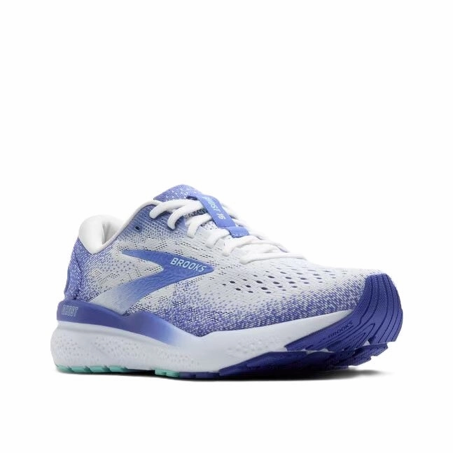 Brooks Ghost Women' Running Shoes White Amparo Blue Limpet Shell The Best Trail Running Shoes