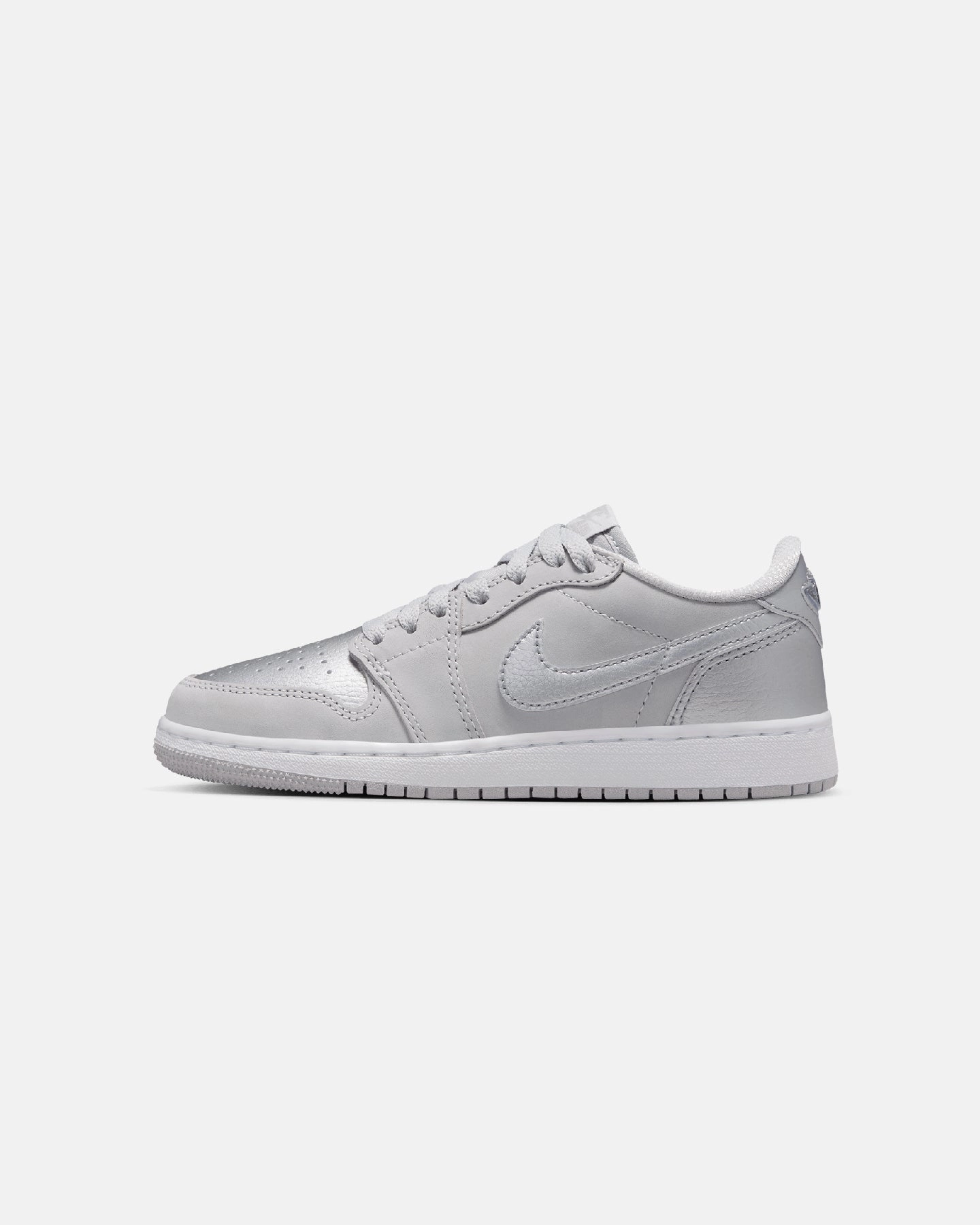 Jordan Kids' Air Jordan 1 Low OG (GS) Neutral Grey/Metallic Nike Journey Run Road Running Shoes