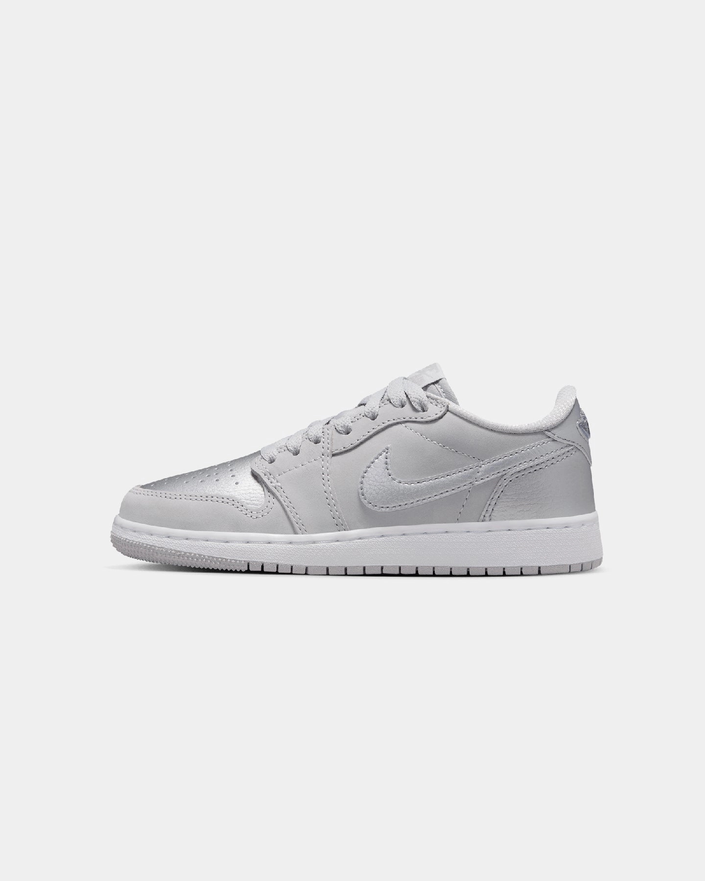 Jordan Kids' Air Jordan 1 Low OG (GS) Neutral Grey/Metallic Nike Tennis Shoes Air Max