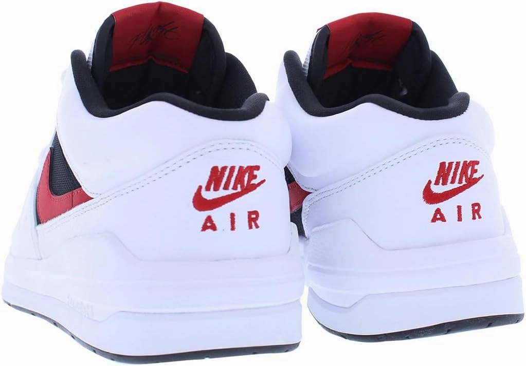 Jordan Stadium 90 Men's Shoes (FZ4184-010, Black/White/Cement Grey/Fire Red) Nike Shoes Concept