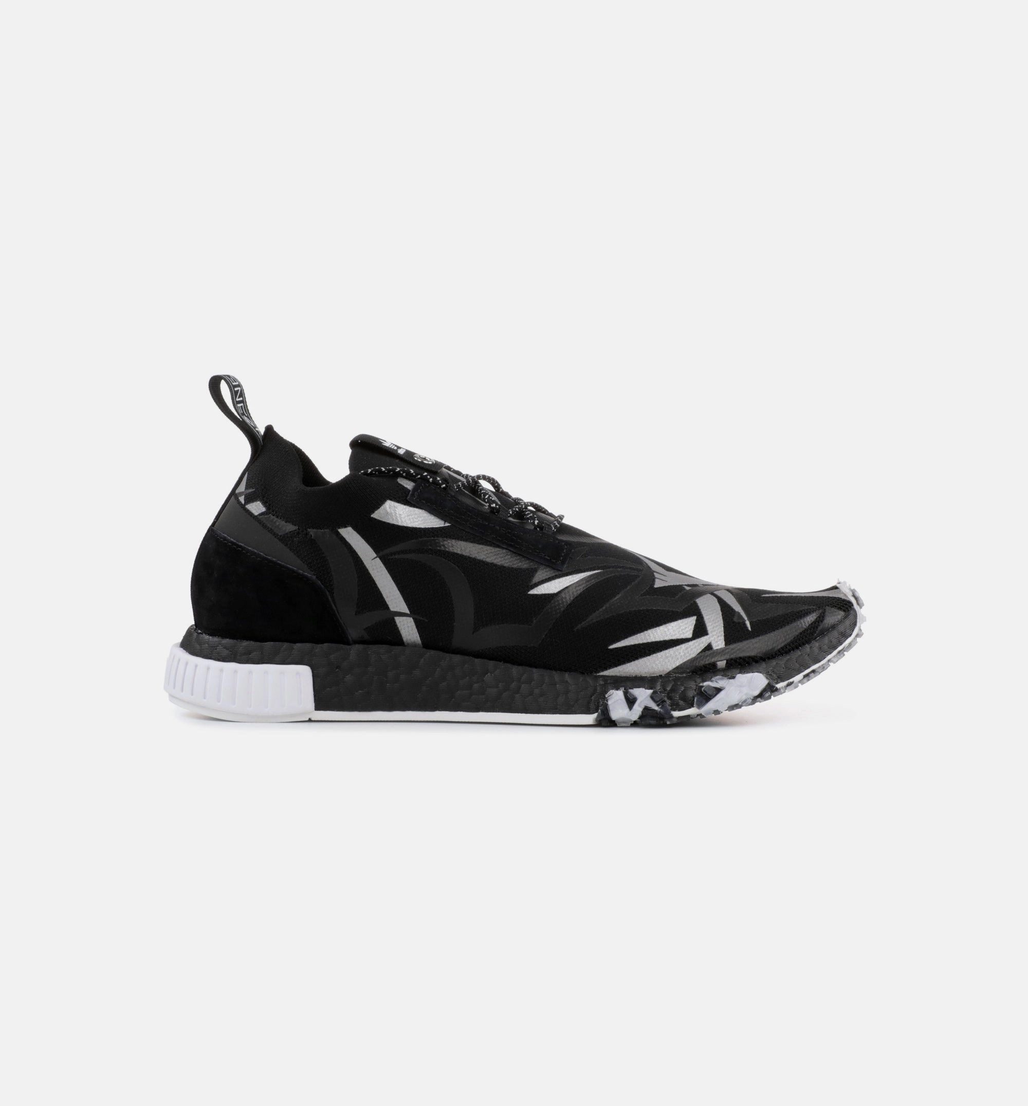 Juice Hk X adidas NMD Racer Mens Shoe - Core Black/White Monster Running Shoe