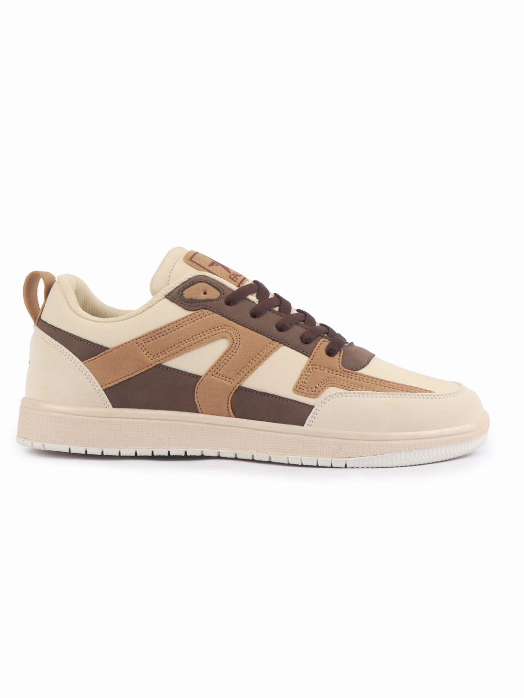 Men Colorblocked Lace-Up Sneakers Classic Casual Shoe Soft Cushioned Insole Low Top Sneaker Shoes Sneakers With Thick Sole