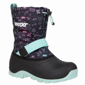 Kid's Frosty XT II  Waterproof Insulated Winter Snow Boot Make Canvas Shoes Waterproof