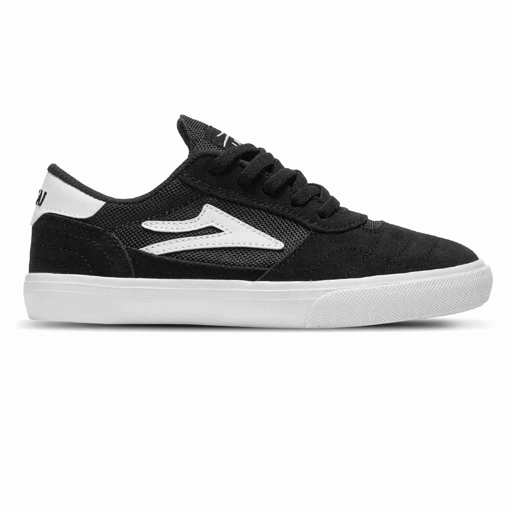 Lakai 'Cambridge' Kids Skate Shoes (Black / White Suede) Roller Skates That Attach To Shoes