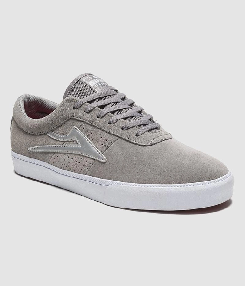 Skate Shoe Warehouse Lakai Sheffield Skate Shoes Grey Suede
