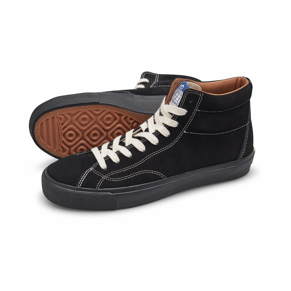 Skate Shoe Ollie Guard Last Resort 'VM003 Suede Hi' Skate Shoes (Black / White / Black)