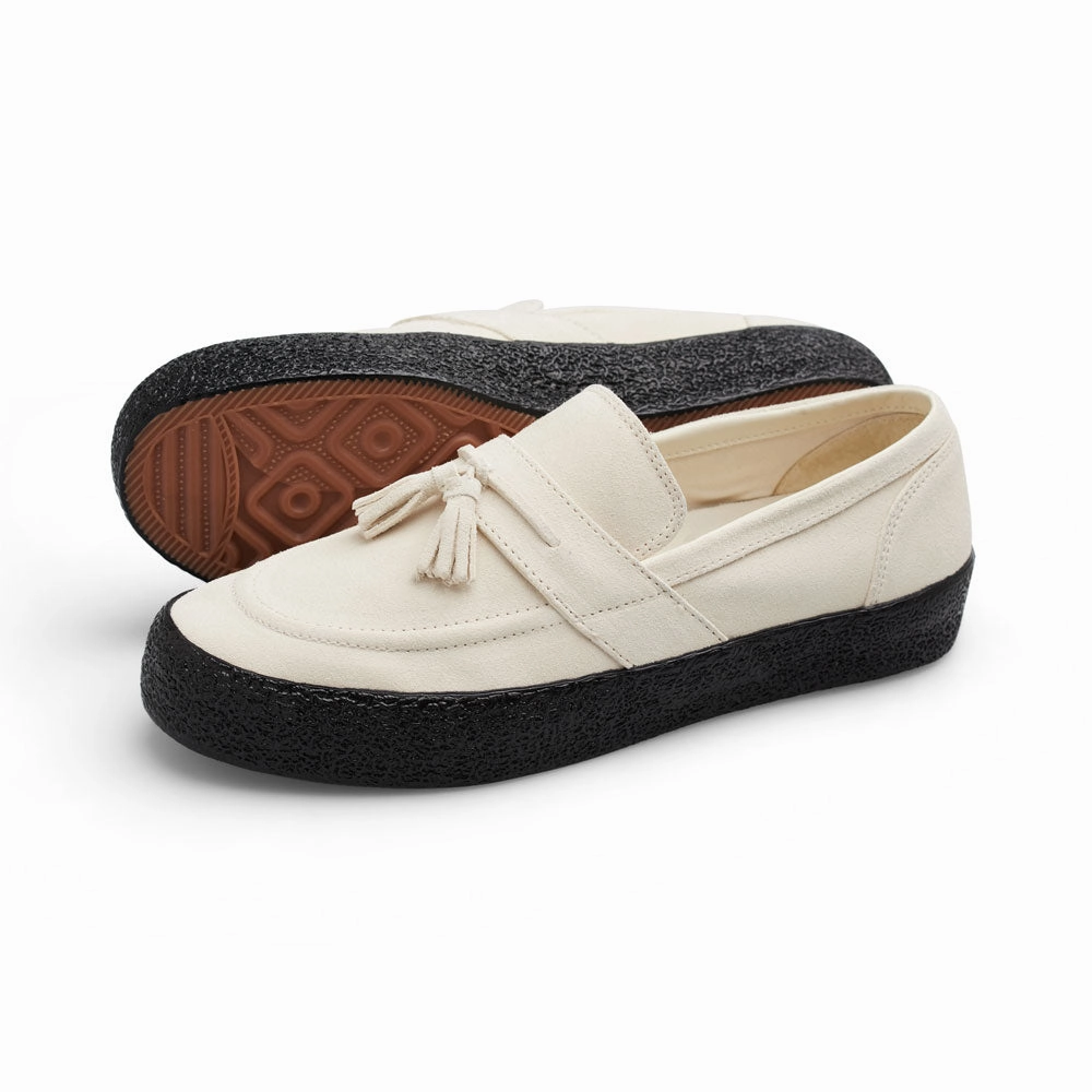 Skate Shoe Ollie Guard Last Resort 'VM005 Suede' Skate Shoes (White / Black)